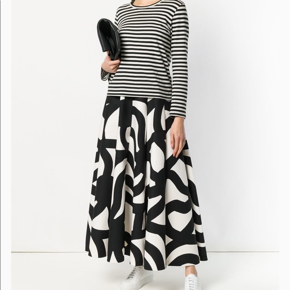 JUNYA WATANABE GEOMETRIC PRINT SKIRT $1895 Firm - Picture 1 of 8